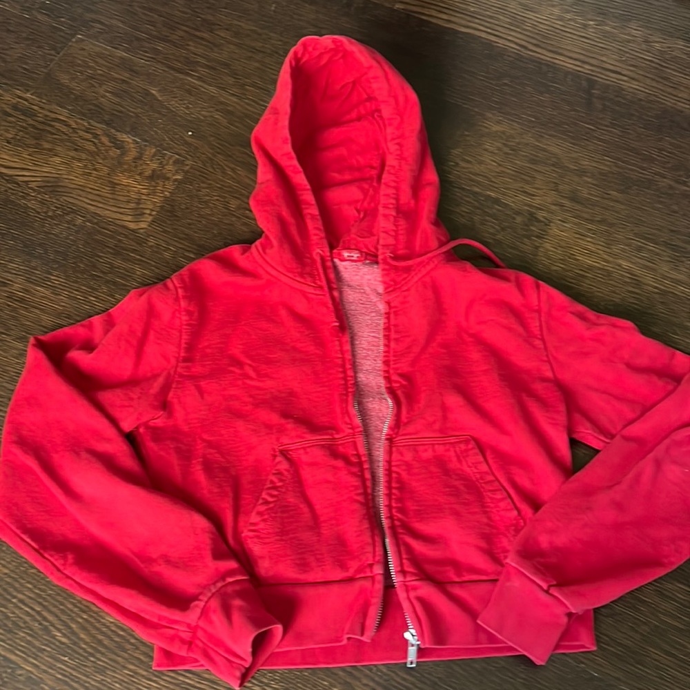 BRANDY CROPPED ZIP UP